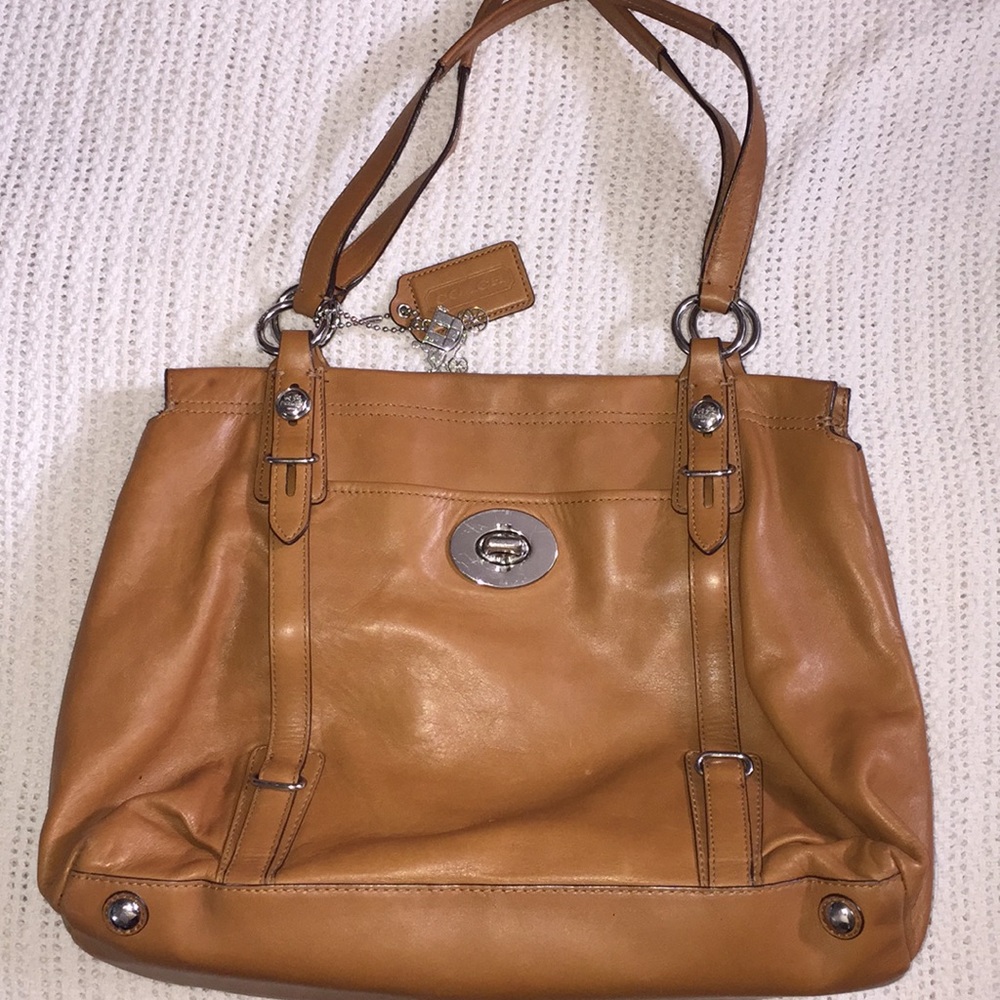 Coach leather bag